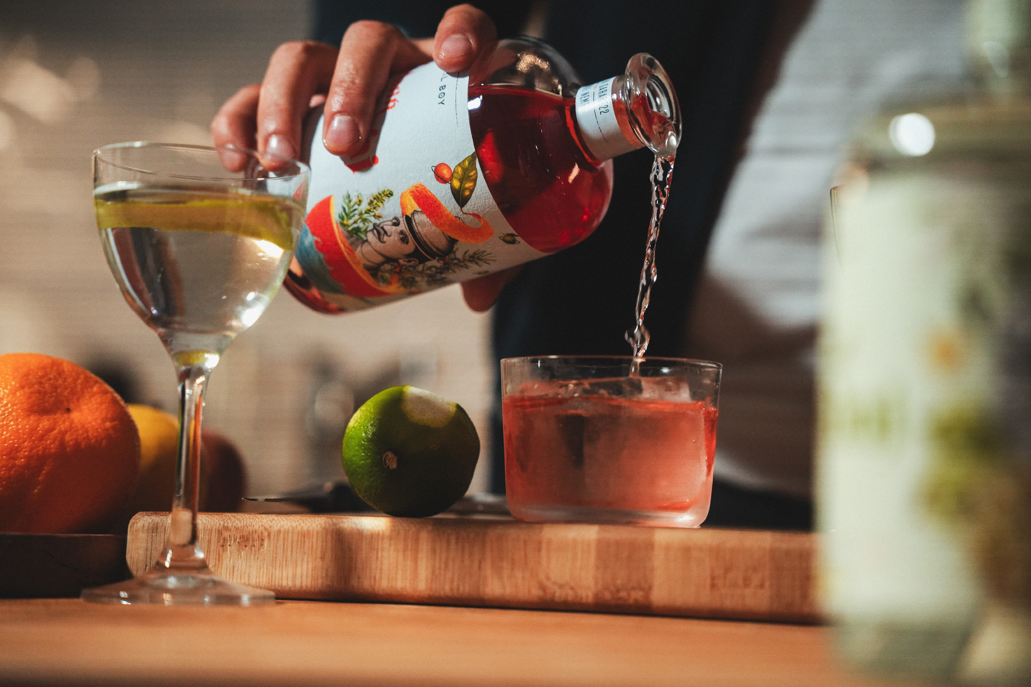 Mandarin Negroni Cocktail Boy v lahvi