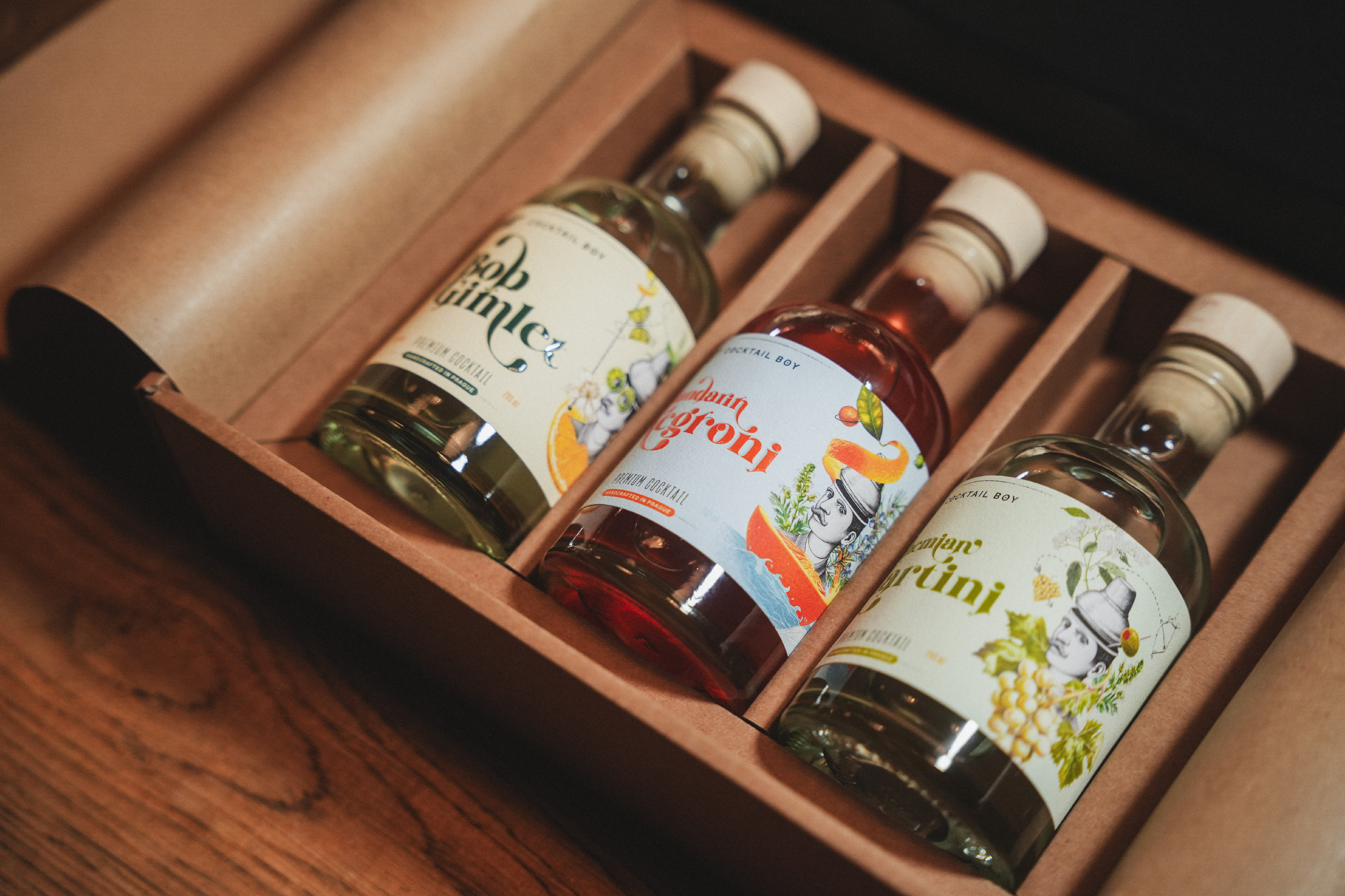 Koktejlové Trio Cocktail Boy v dárkové krabici